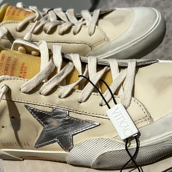 Golden Goose Superstar Penstar Sneaker IT40 (Cream / Silver / Ice) *AUTHENTIC* - Picture 3 of 8